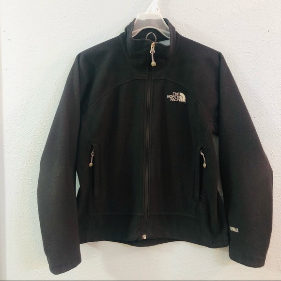 The North Face Windwall black fleece jacket - Picture 1 of 8